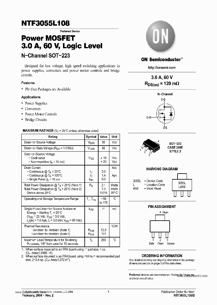 NTF3055L108_937988.PDF Datasheet
