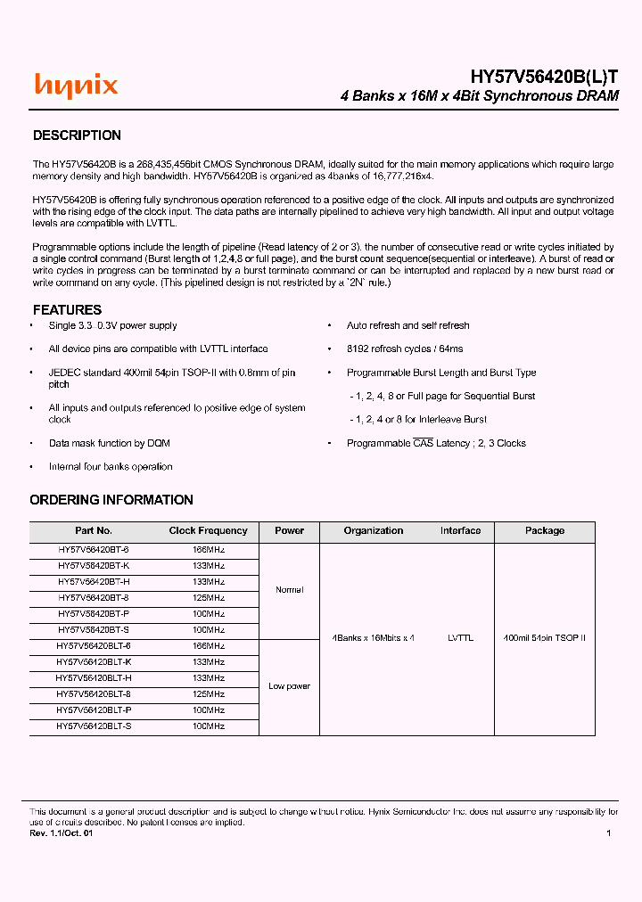 HY57V56420BLT-H_1357417.PDF Datasheet