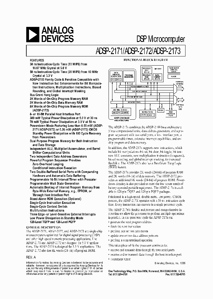 ADSP-2171_1360579.PDF Datasheet