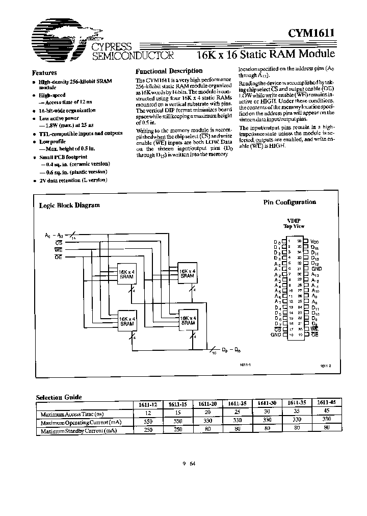 CYM1611PV-15C_800449.PDF Datasheet