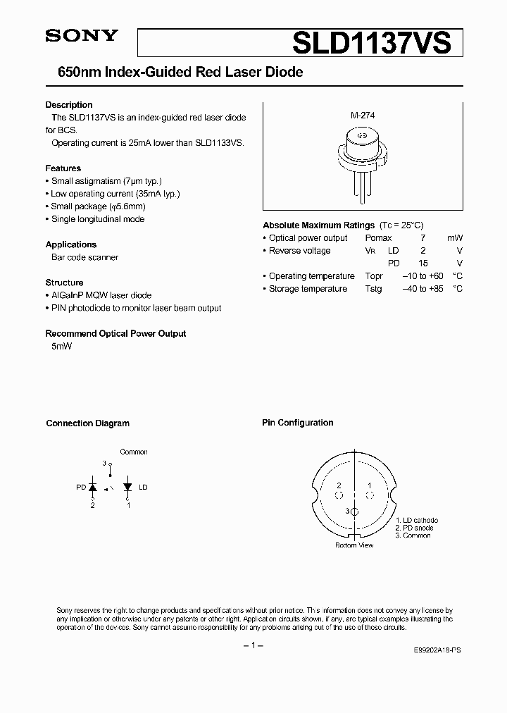 SLD1137VS_1385715.PDF Datasheet