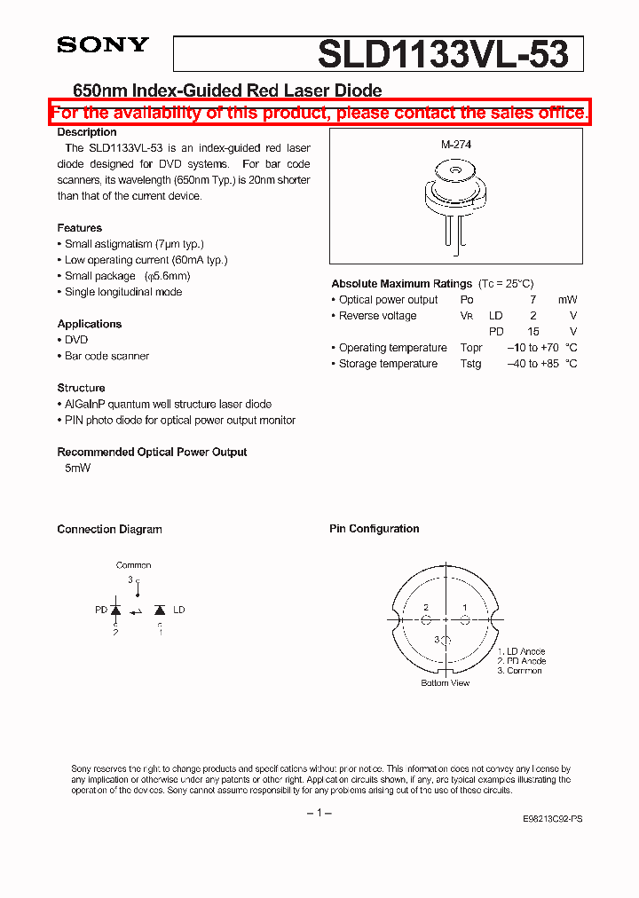 SLD1133VL-53_1385711.PDF Datasheet