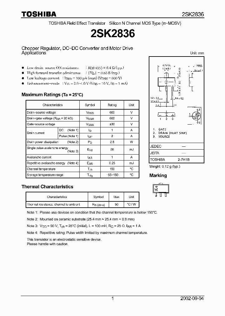 2SK2836_1363725.PDF Datasheet