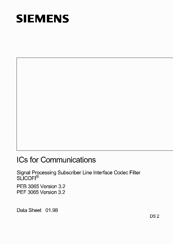 PEF3065NV32_804440.PDF Datasheet