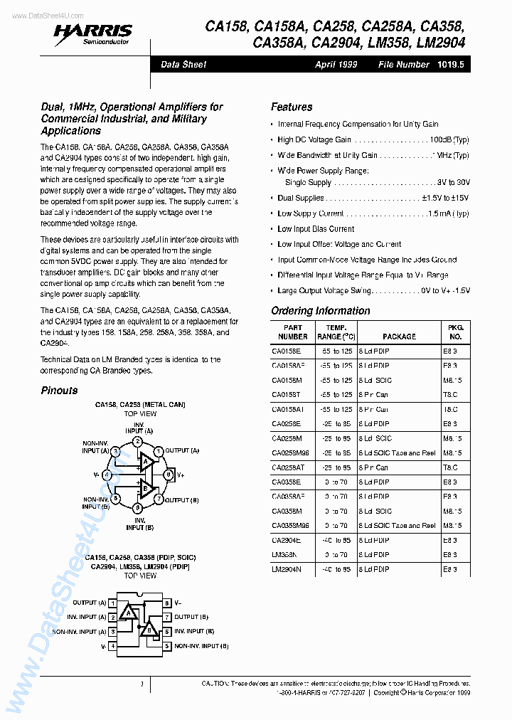 CA258A_938593.PDF Datasheet