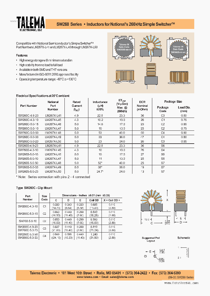 SW260_937883.PDF Datasheet