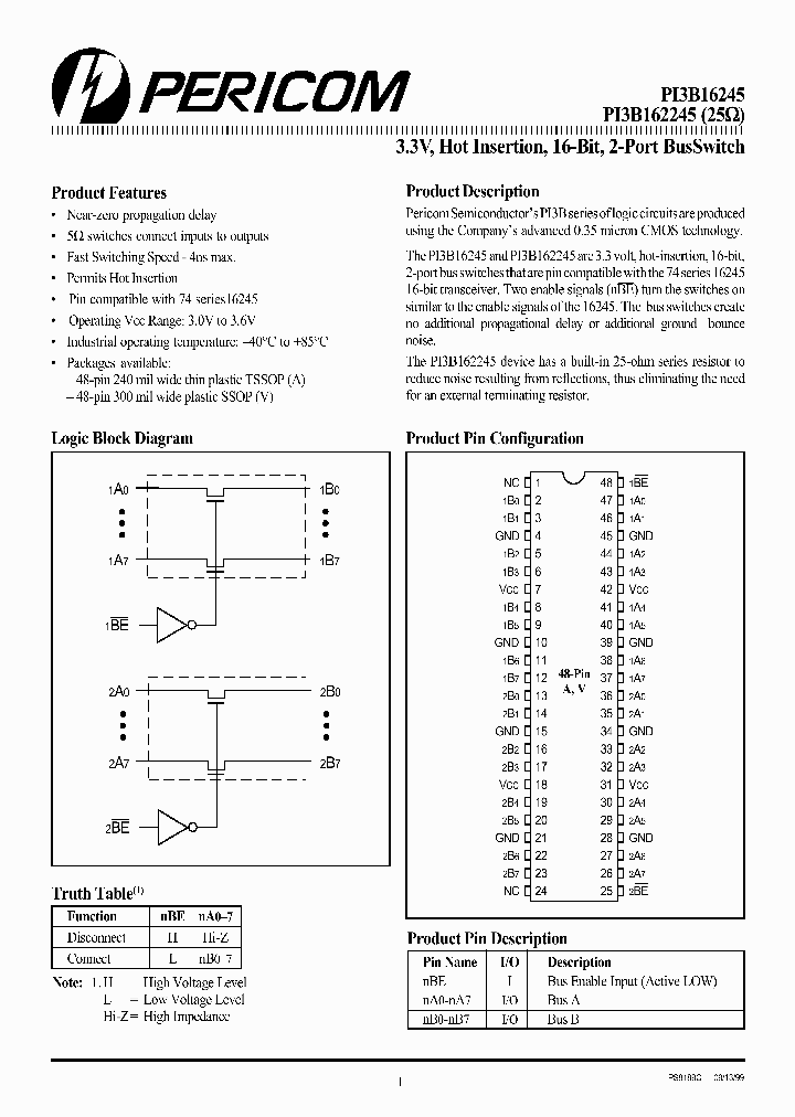PI3B16245AE_1397724.PDF Datasheet