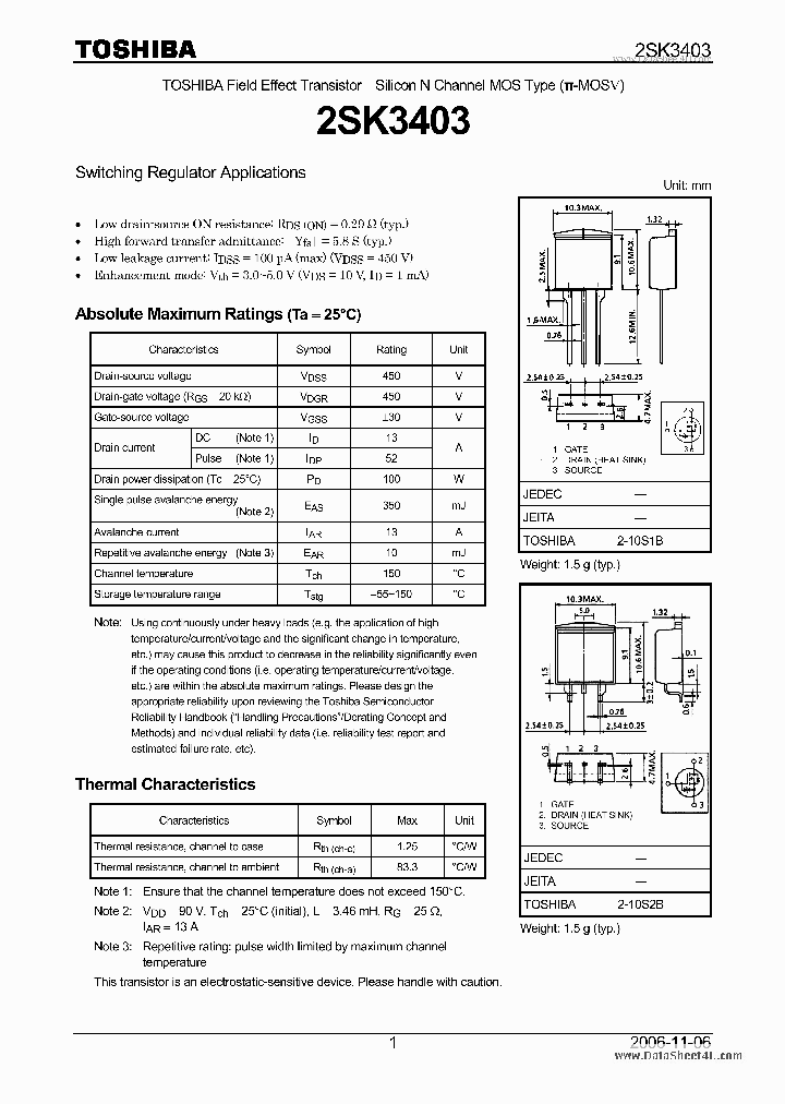K3403_1056990.PDF Datasheet