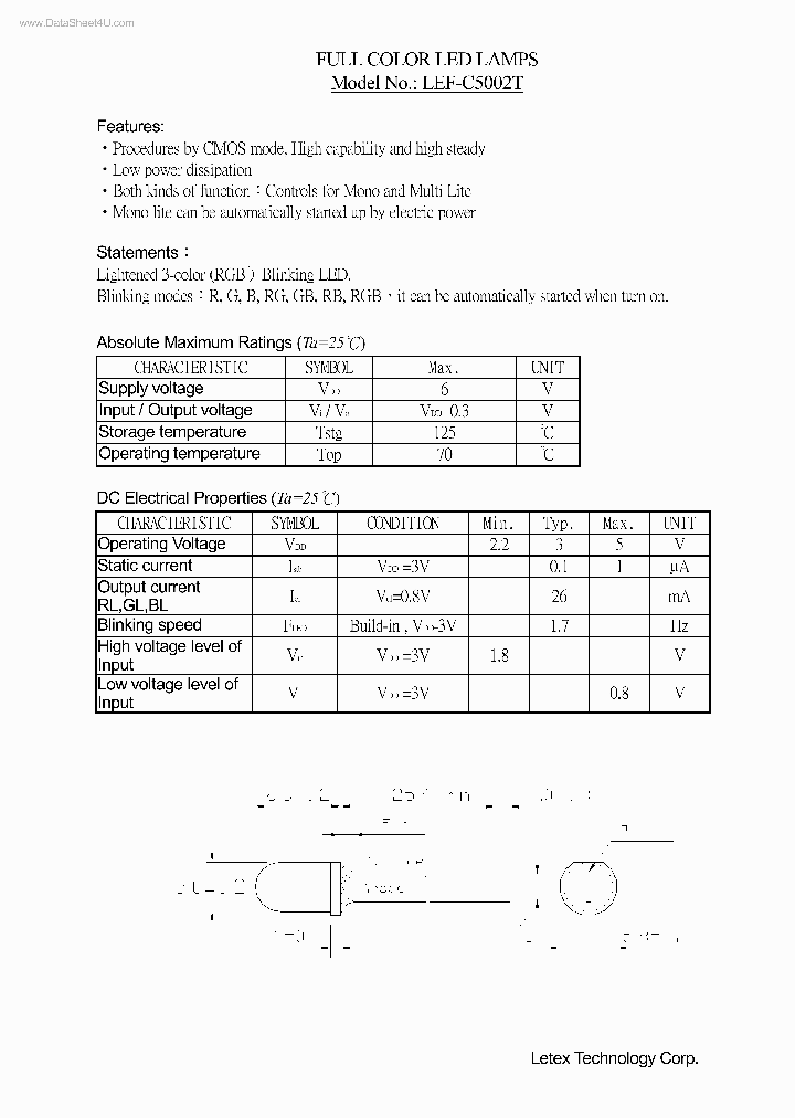 LEF-C5002T_939422.PDF Datasheet