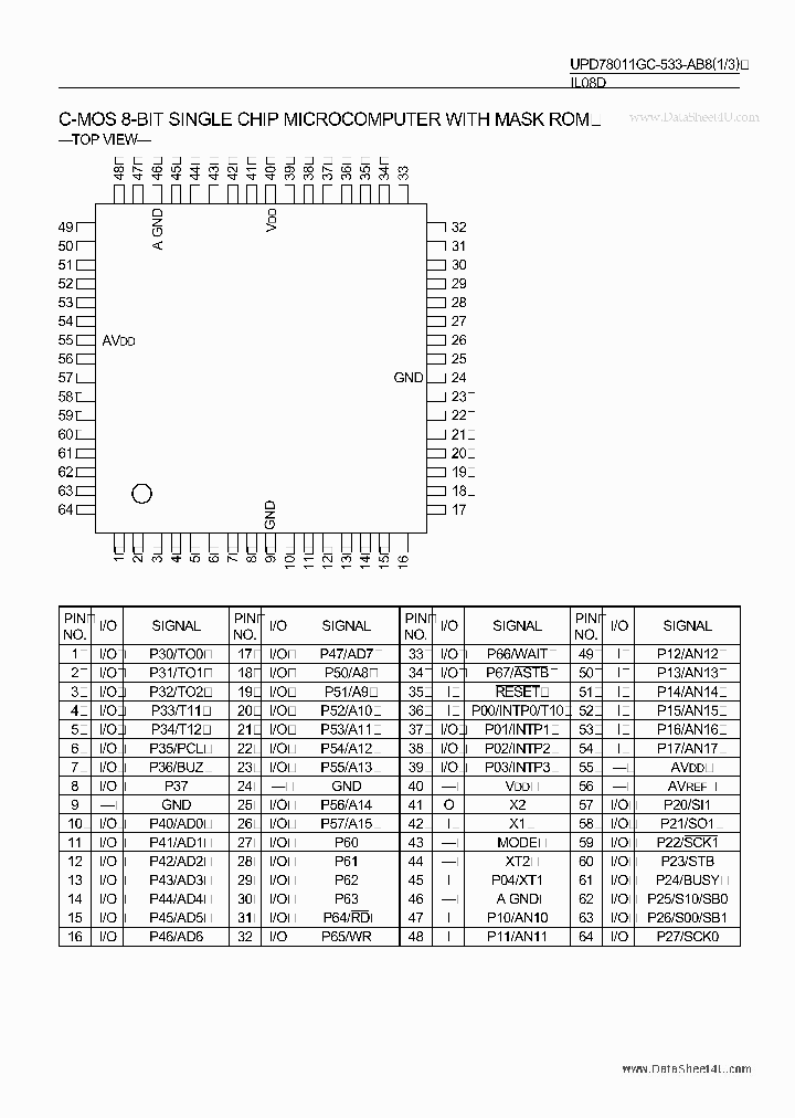 UPD78011GC-533-AB8_940108.PDF Datasheet