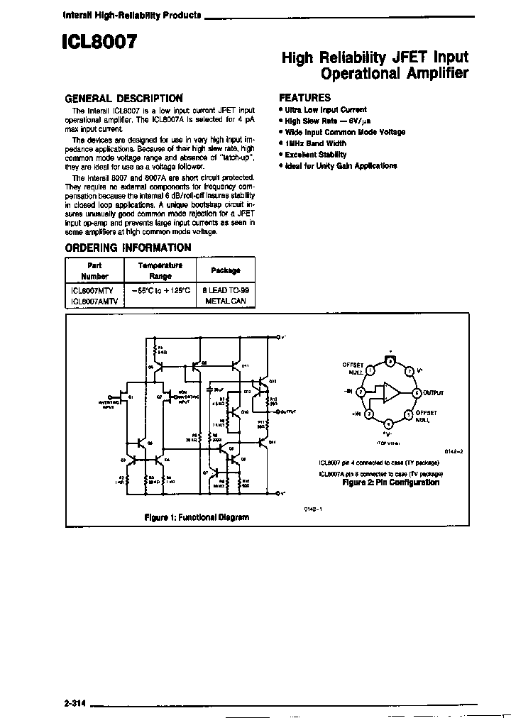 ICL8007_939837.PDF Datasheet
