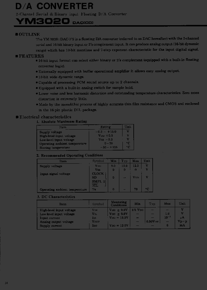 YM3020_1092584.PDF Datasheet