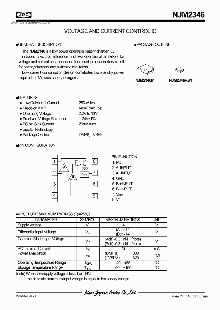NJM2346_1034867.PDF Datasheet