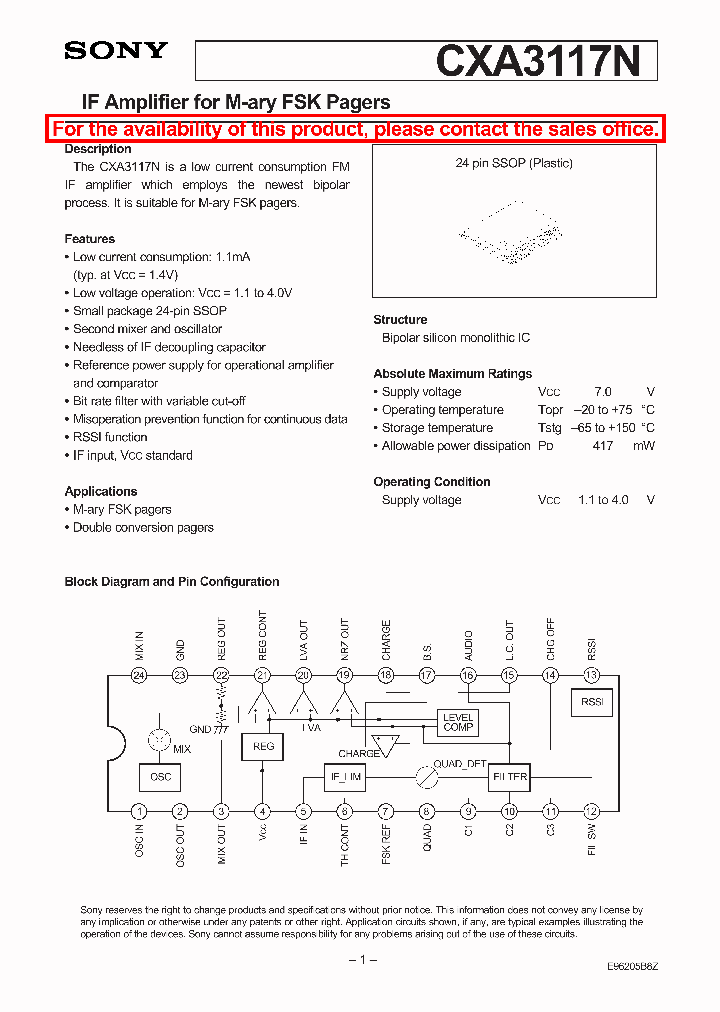 CXA3117N_1400217.PDF Datasheet