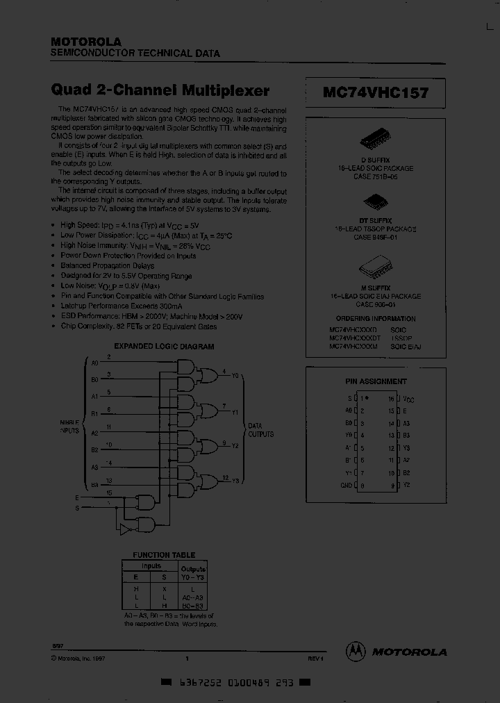 54HC157_1111573.PDF Datasheet