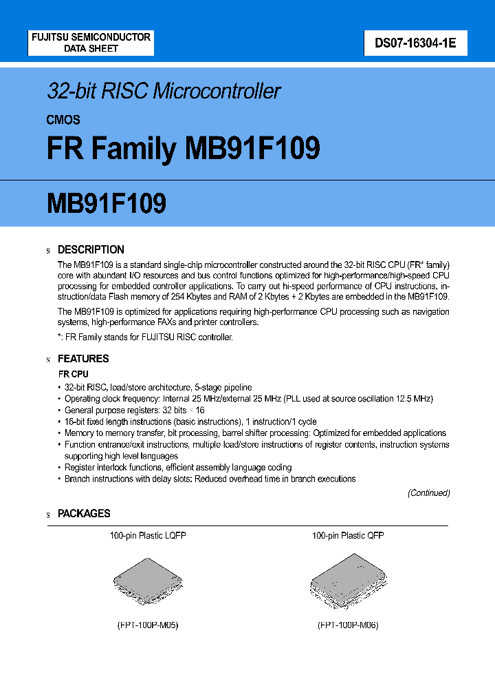 MB91F109PF_1374010.PDF Datasheet