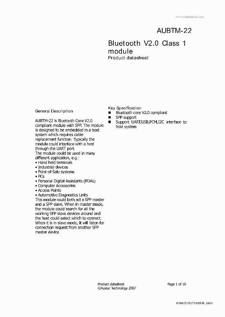 AUBTM-22_1095002.PDF Datasheet