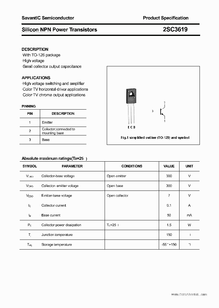 2SC3619_1101947.PDF Datasheet