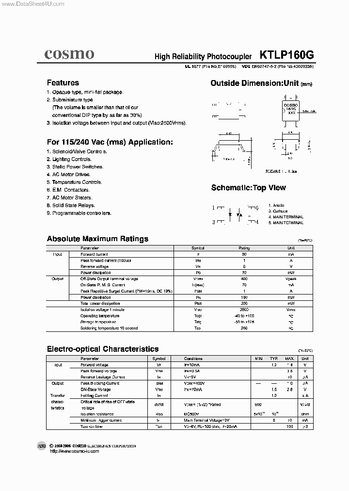 KTLP160G_1163961.PDF Datasheet