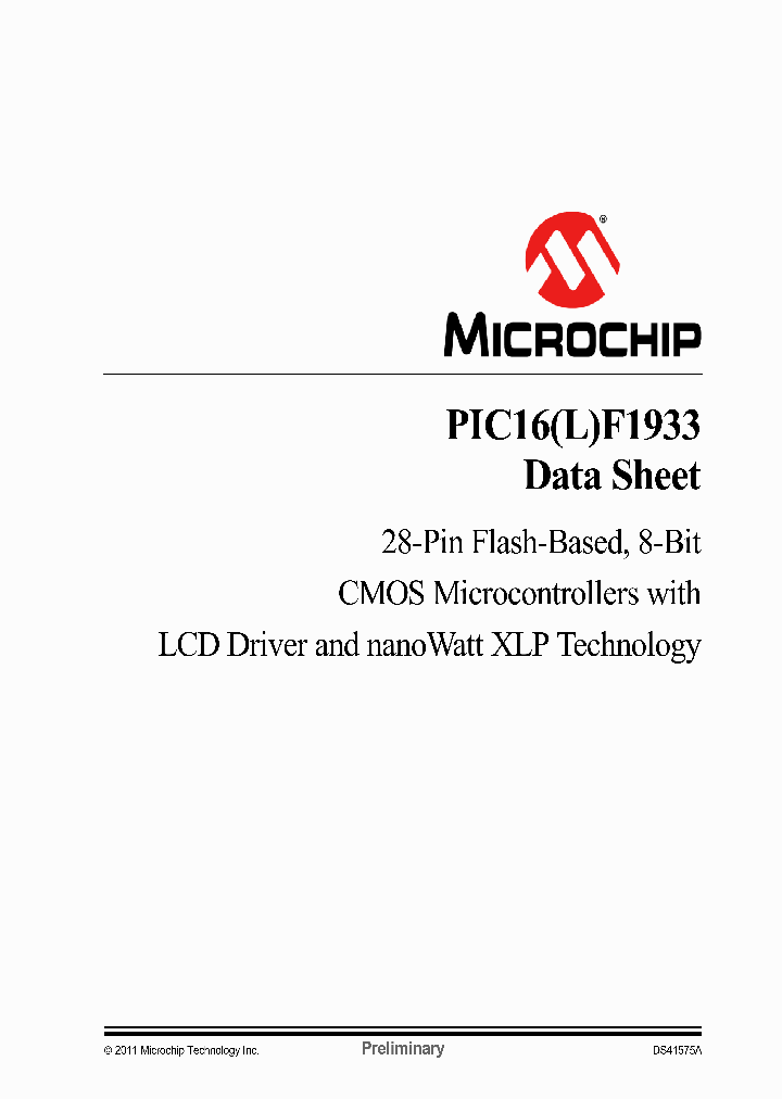 PIC16F1933_1373917.PDF Datasheet