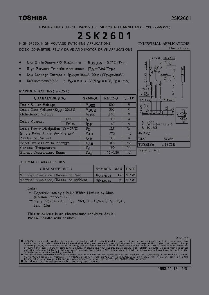 2SK2601_1103872.PDF Datasheet