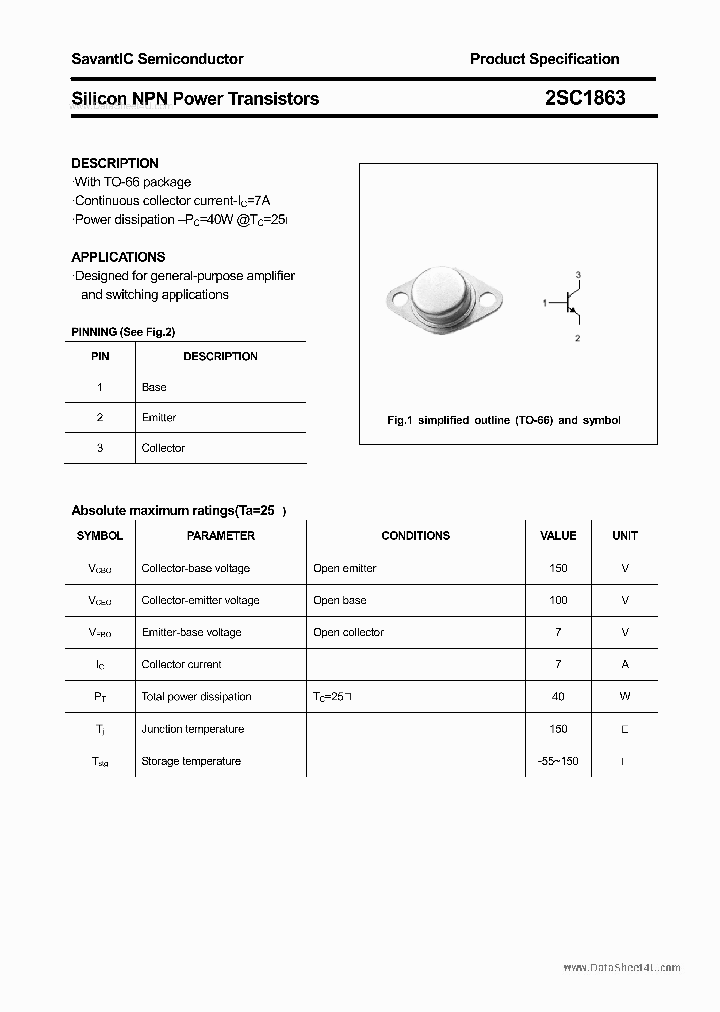 2SC1863_1128857.PDF Datasheet