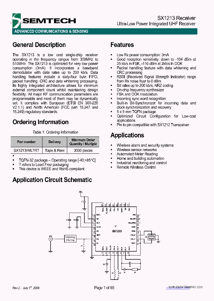 SX1213_1089273.PDF Datasheet