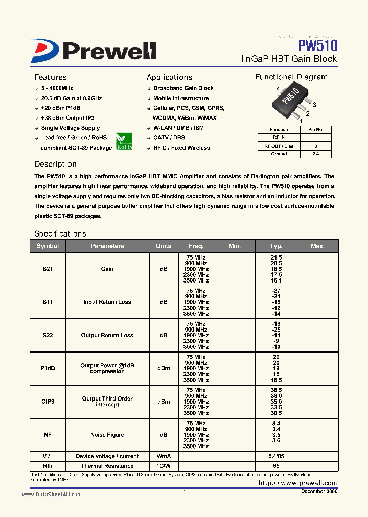 PW510_1191149.PDF Datasheet