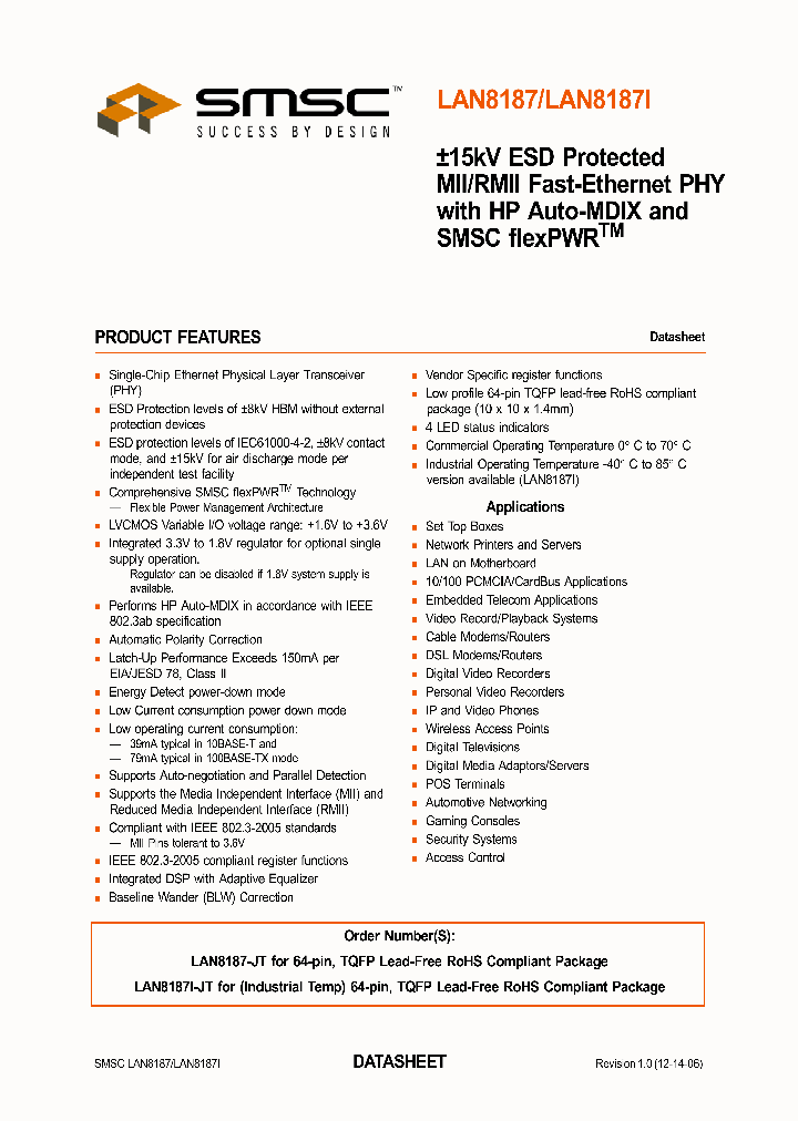 LAN8187-JT_1377090.PDF Datasheet