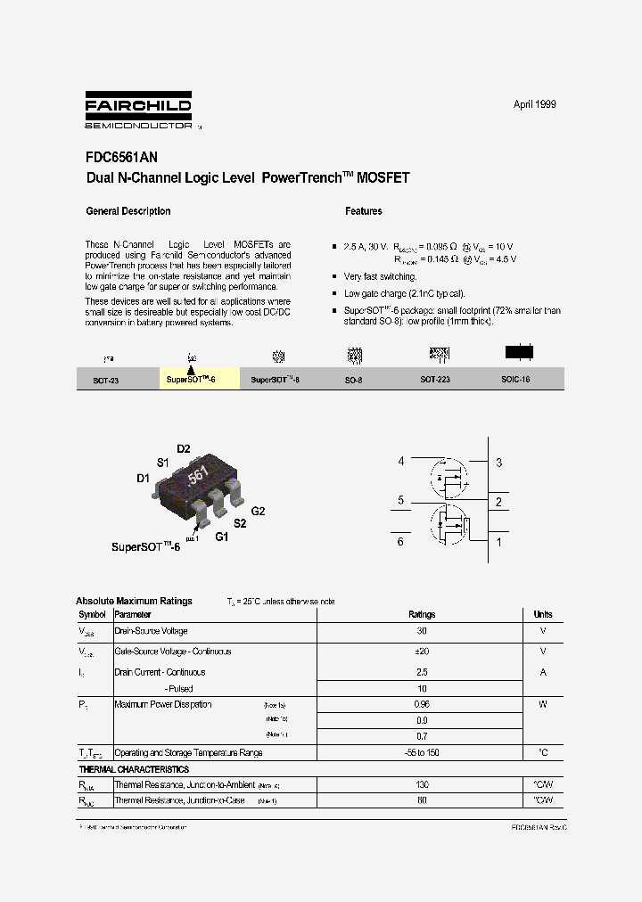 FDC6561_1401219.PDF Datasheet