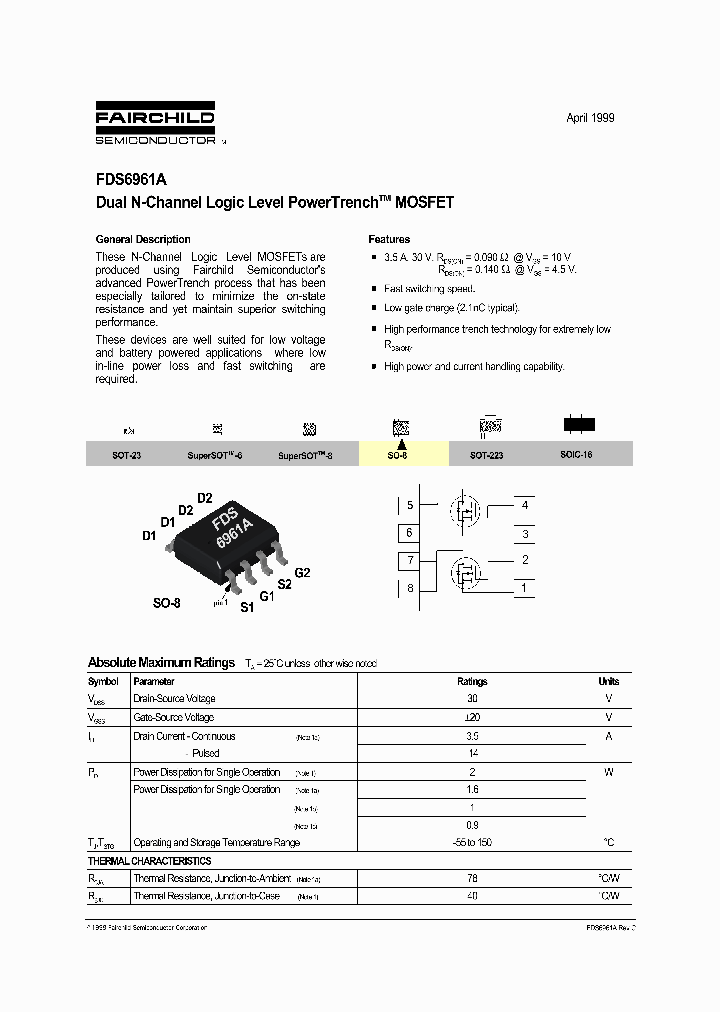 FDS6961_1401225.PDF Datasheet