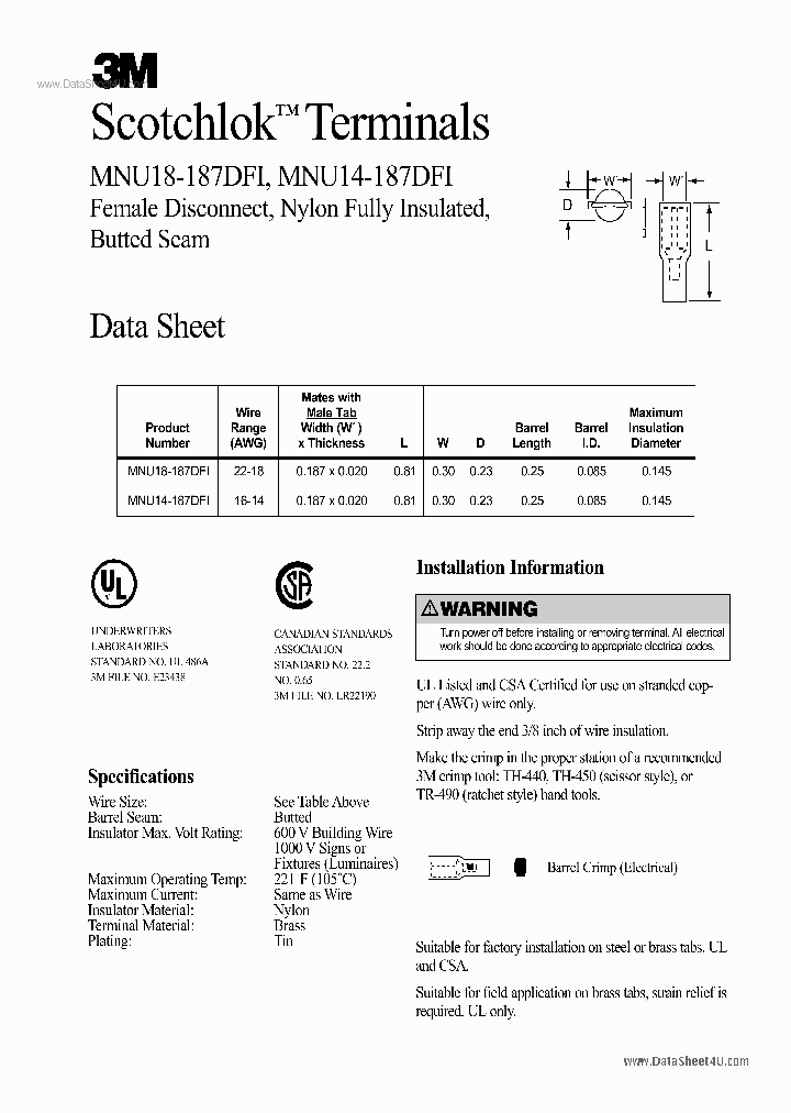 MNU14-187DFI_1166658.PDF Datasheet