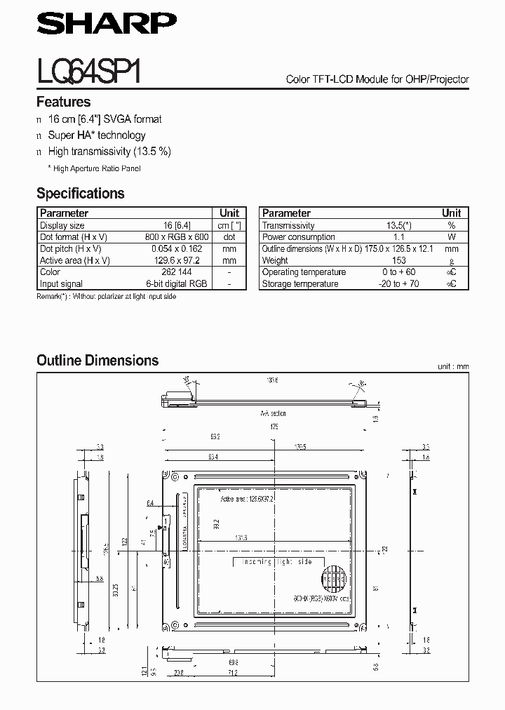 LQ64SP1_1401389.PDF Datasheet