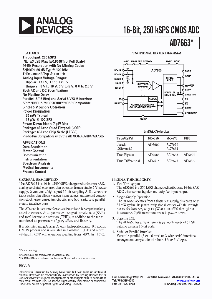 AD7663_1401871.PDF Datasheet