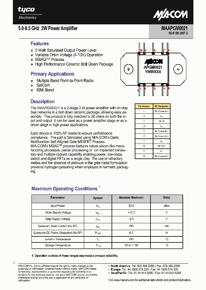MAAPGM0021_1375191.PDF Datasheet