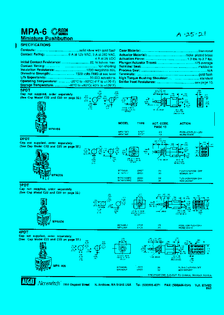 MPA206_1104977.PDF Datasheet