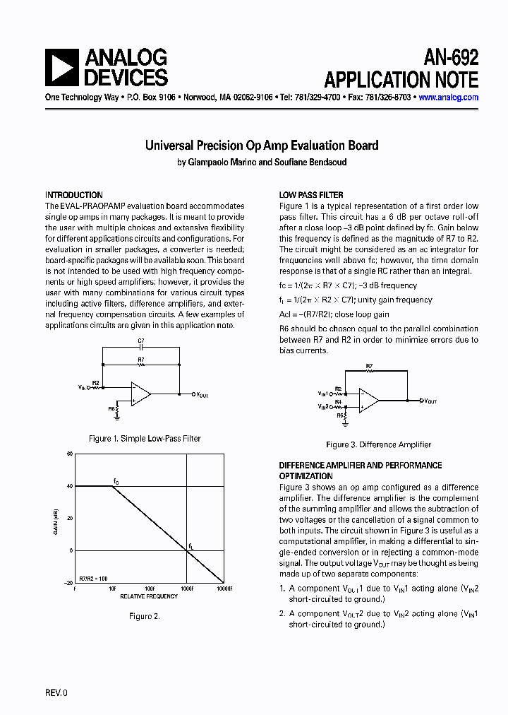 EVAL-PRAOPAMP_1402373.PDF Datasheet