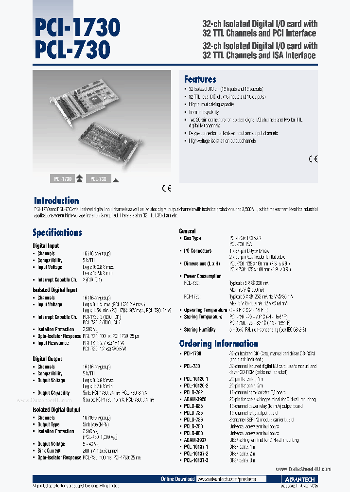 PCL-730_1174559.PDF Datasheet