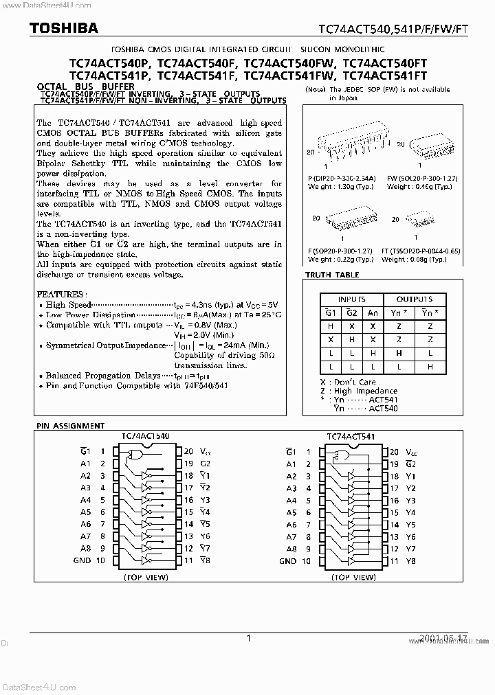 TC74ACT541F_1222739.PDF Datasheet