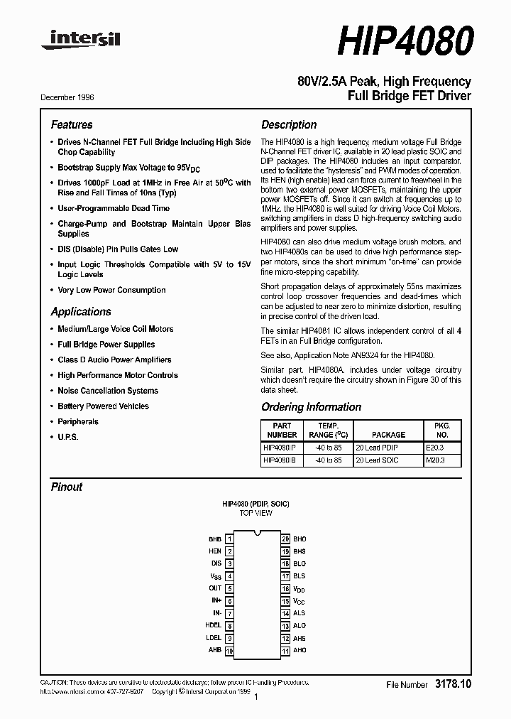 HIP4080IB_1217465.PDF Datasheet