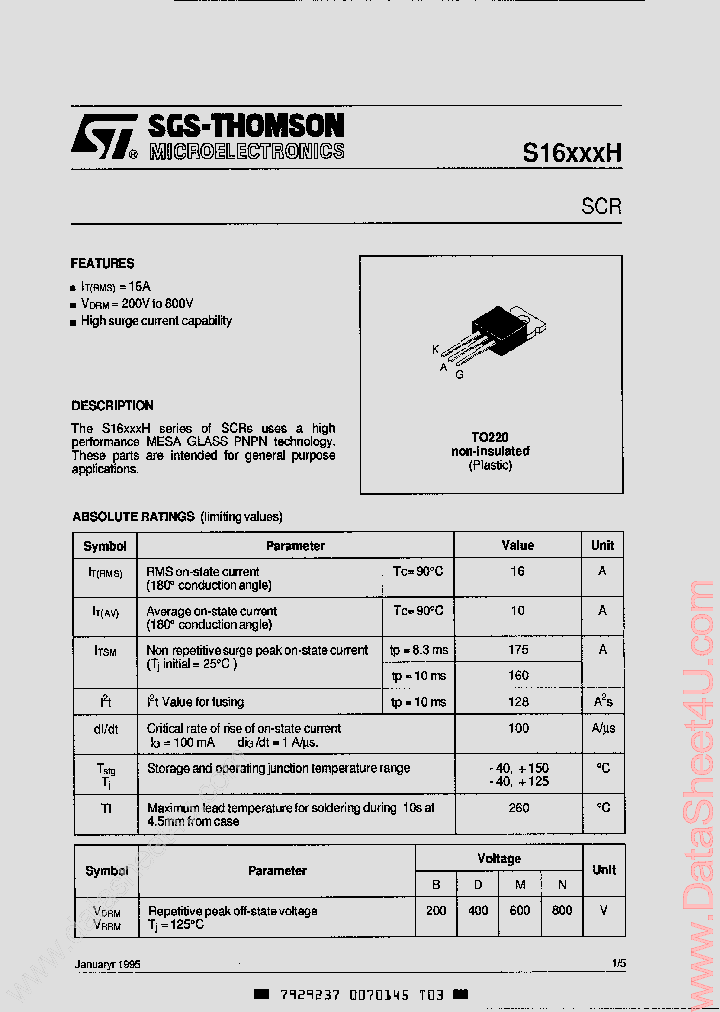 S16100NH_1222909.PDF Datasheet