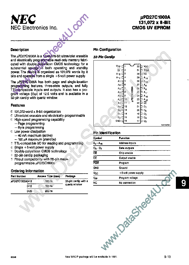 UPD27C1000A_1225232.PDF Datasheet