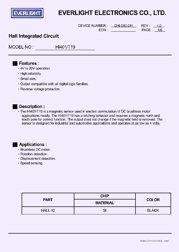 HI401T19_1217935.PDF Datasheet