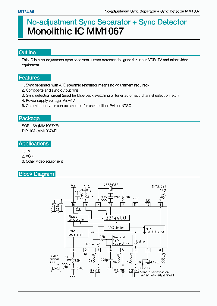 MM1067_1381889.PDF Datasheet