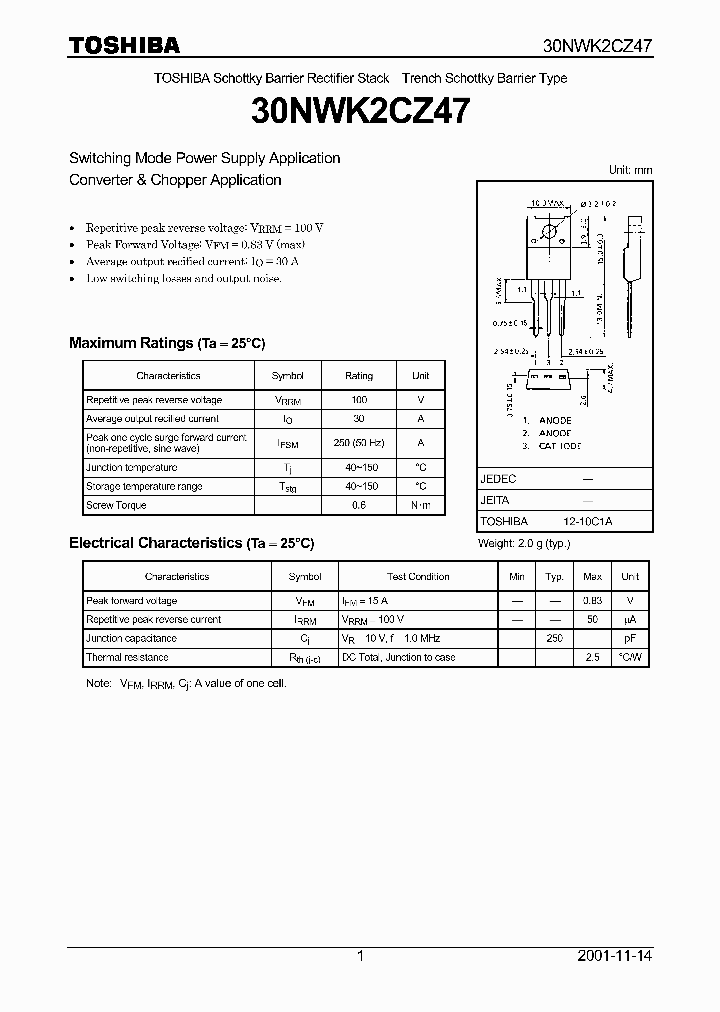 30NWK2CZ47_1403571.PDF Datasheet