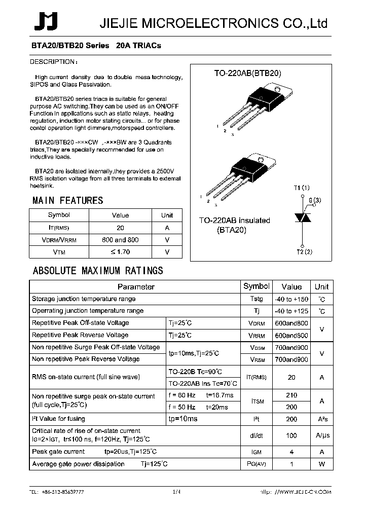 BTA20600B_1382997.PDF Datasheet