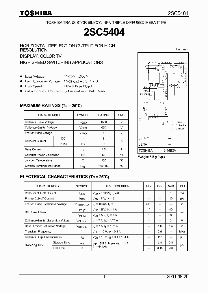 2SC5404_1402782.PDF Datasheet