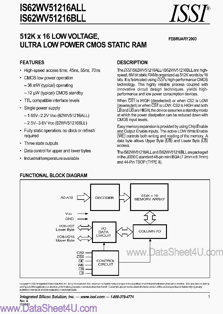 IS62WV51216ALL_1229048.PDF Datasheet