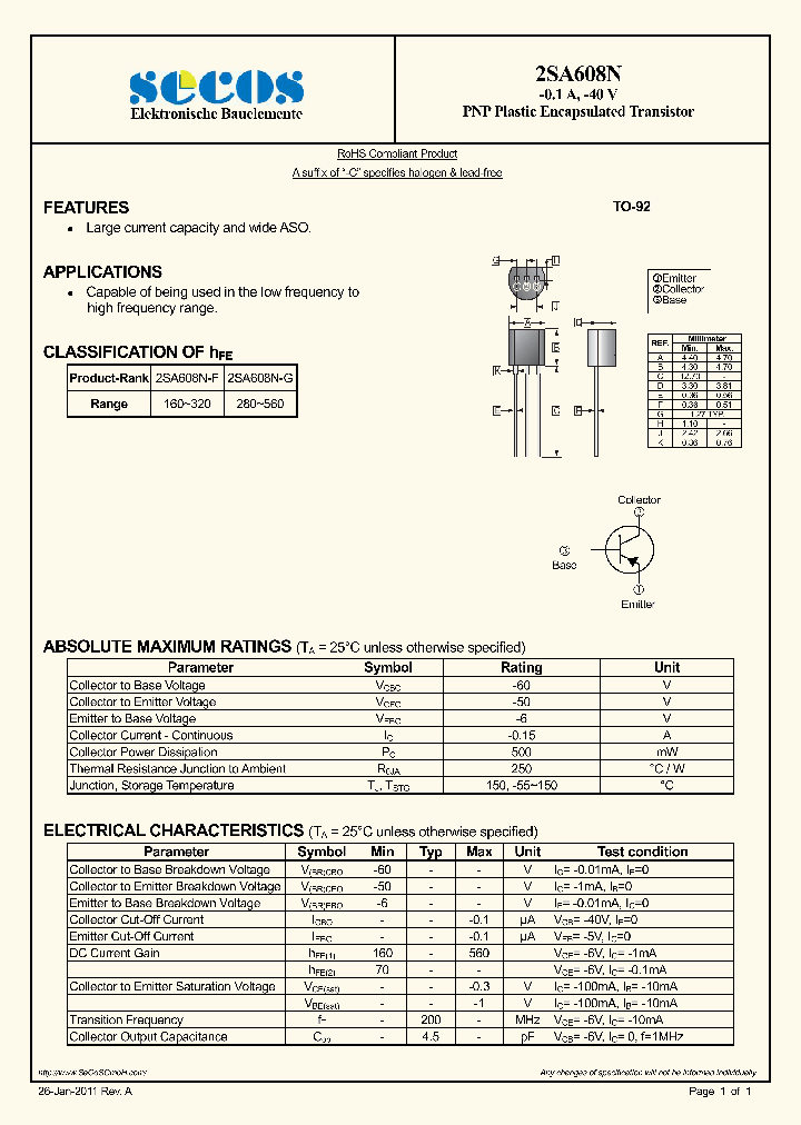 2SA608N_1384474.PDF Datasheet