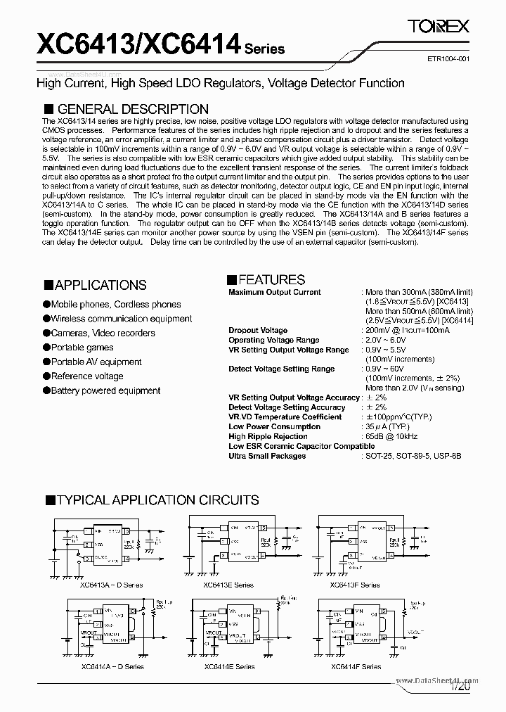 XC6414_1228209.PDF Datasheet